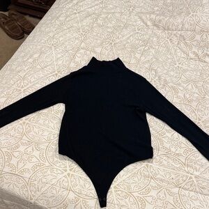 ABOUND Black Long Sleeve Bodysuit, L